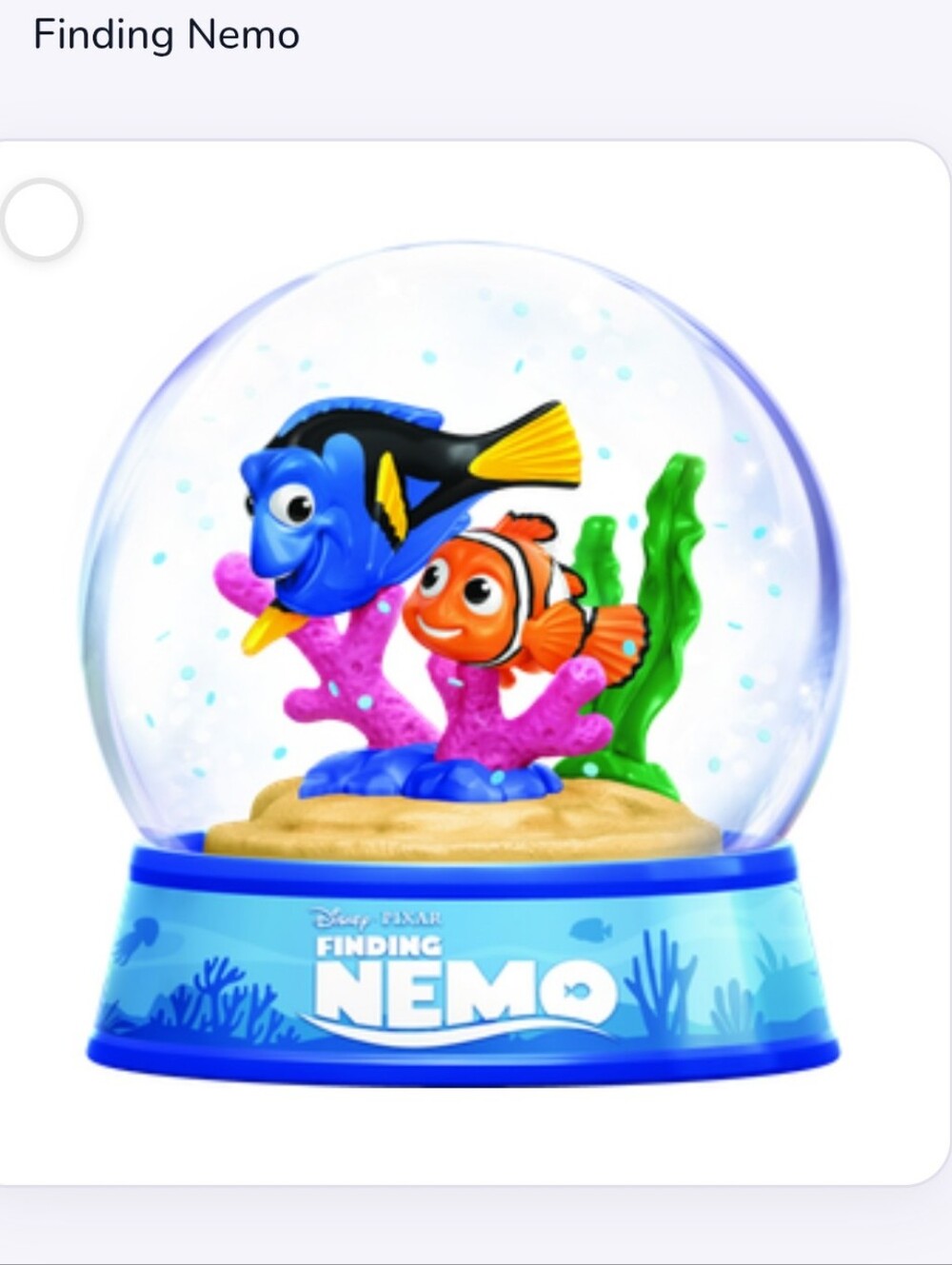 Mini Brands Disney Create Snowglobes Finding Nemo
